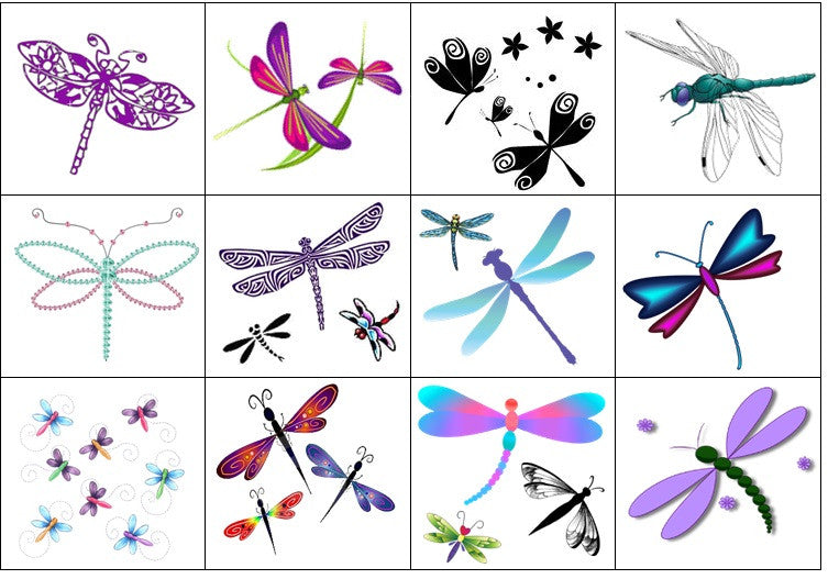 Dragonfly Temporary Tattoos  Kaz Creations