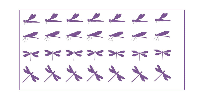 Dragonfly Vinyl Stickers ( Multiple colours to choose from )