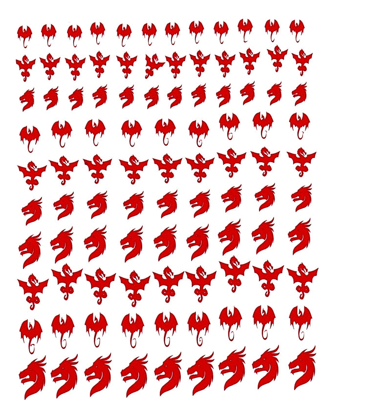 Dragon  Nail Stickers