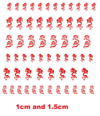 Red  Dragon Nail Art