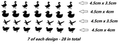 Duck Vinyl Stickers ( Multiple colours to choose from )
