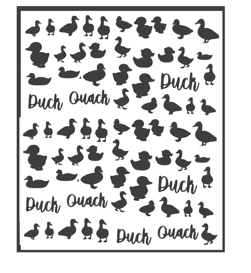 Duck  Nail Stickers