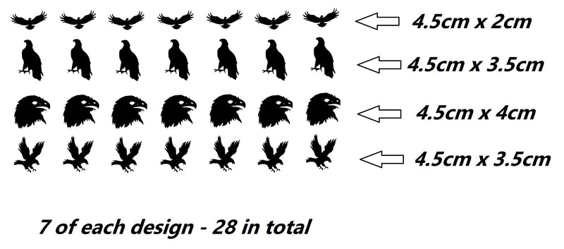 Eagle Vinyl Stickers ( Multiple colours to choose from )