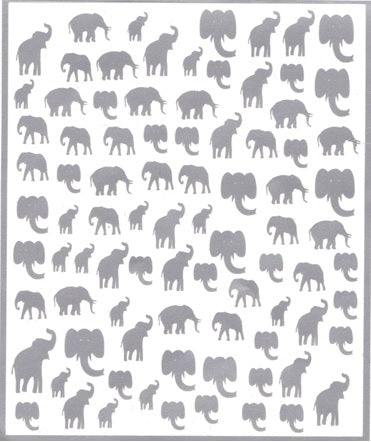 Elephant Nail Stickers