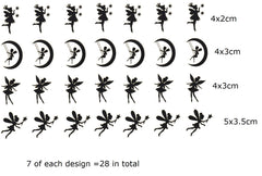 Fairy Vinyl Stickers ( Multiple colours to choose from )