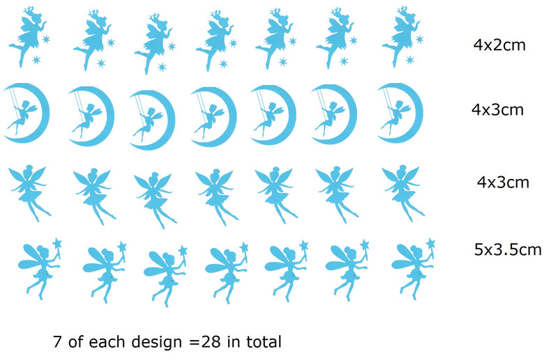 Fairy Vinyl Stickers ( Multiple colours to choose from )