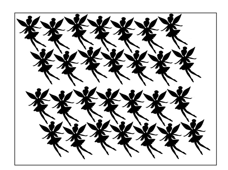 Fairy c1  Vinyl Stickers ( Multiple colours to choose from )