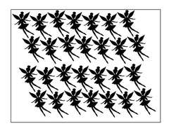 Fairy c1  Vinyl Stickers ( Multiple colours to choose from )