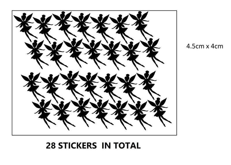 Fairy c1  Vinyl Stickers ( Multiple colours to choose from )