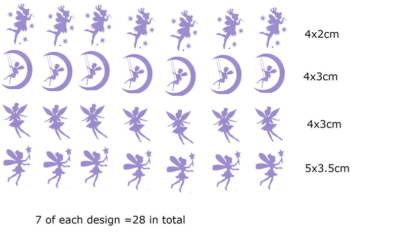 Fairy Vinyl Stickers ( Multiple colours to choose from )