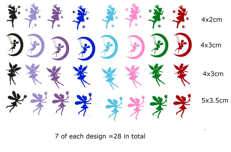 Fairy Vinyl Stickers ( Multiple colours to choose from )