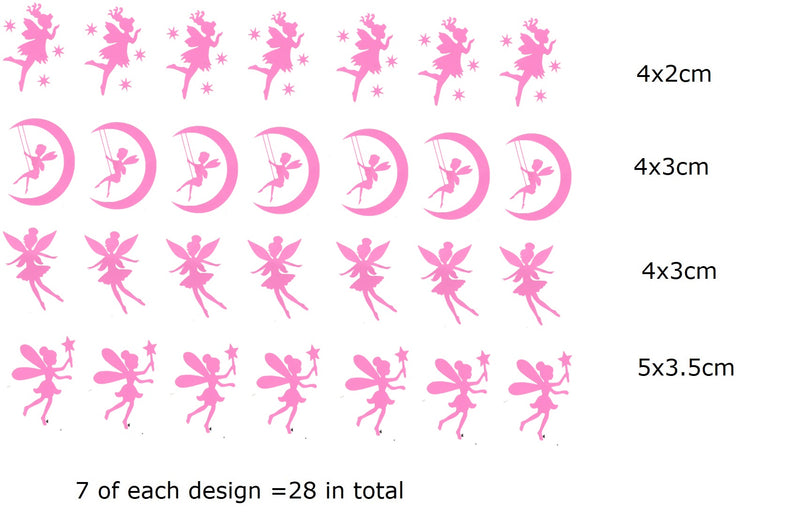 Fairy Vinyl Stickers ( Multiple colours to choose from )
