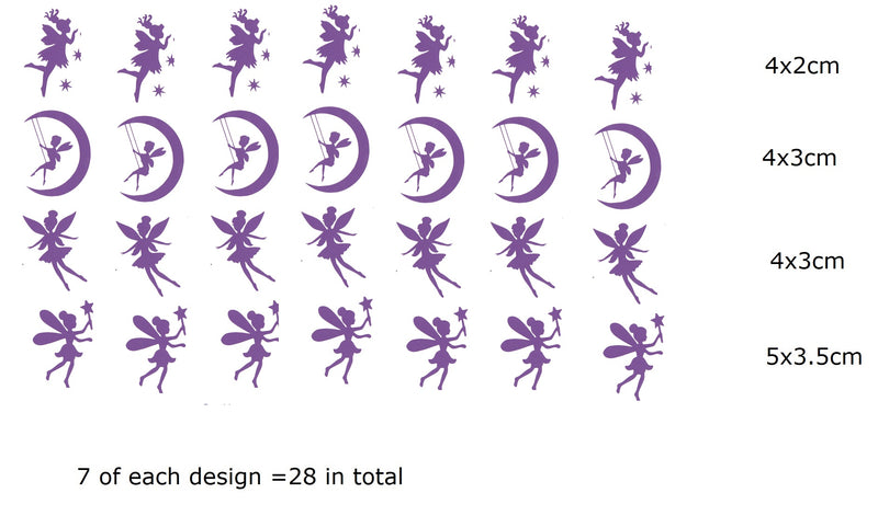Fairy Vinyl Stickers ( Multiple colours to choose from )