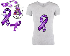 Fibromyalgia Iron On Transfers
