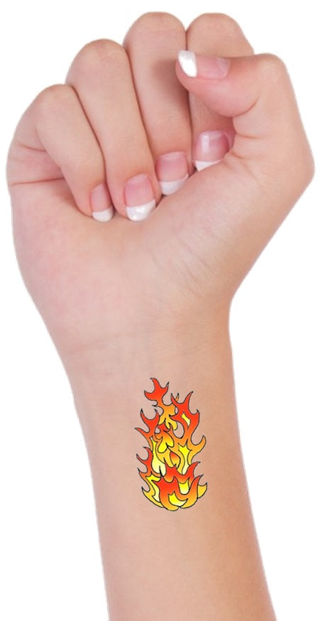 Fire Flame  Temporary Tattoos