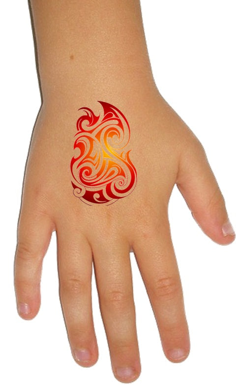 Fire Flame  Temporary Tattoos