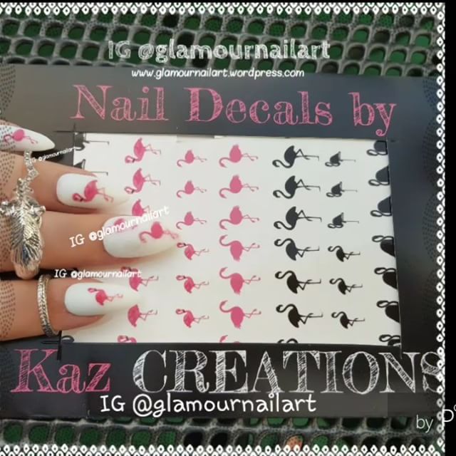 Flamingo Nail Art