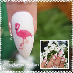 Flamingo Nail Art