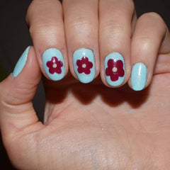 44 Nail Stencils  - Flower