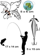Fly Fishing Iron On Transfers