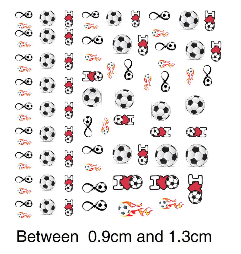 Football Nail Art Decal c1
