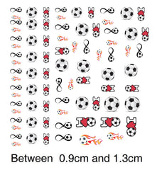 Football Nail Art Decal c1