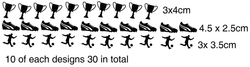 Football Vinyl Stickers ( Multiple colours to choose from )