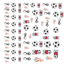 Football Nail Art Decal c2