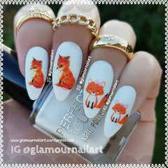 Fox Nail Art Decals