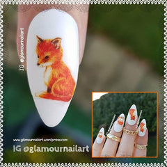 Fox Nail Art Decals