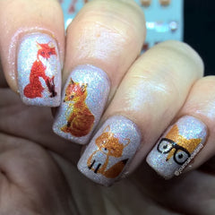 Fox Nail Art Decals