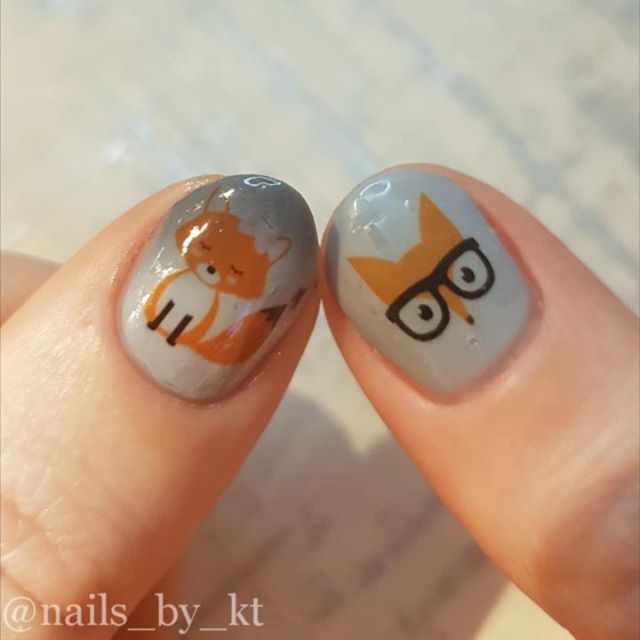 Fox Nail Art Decals