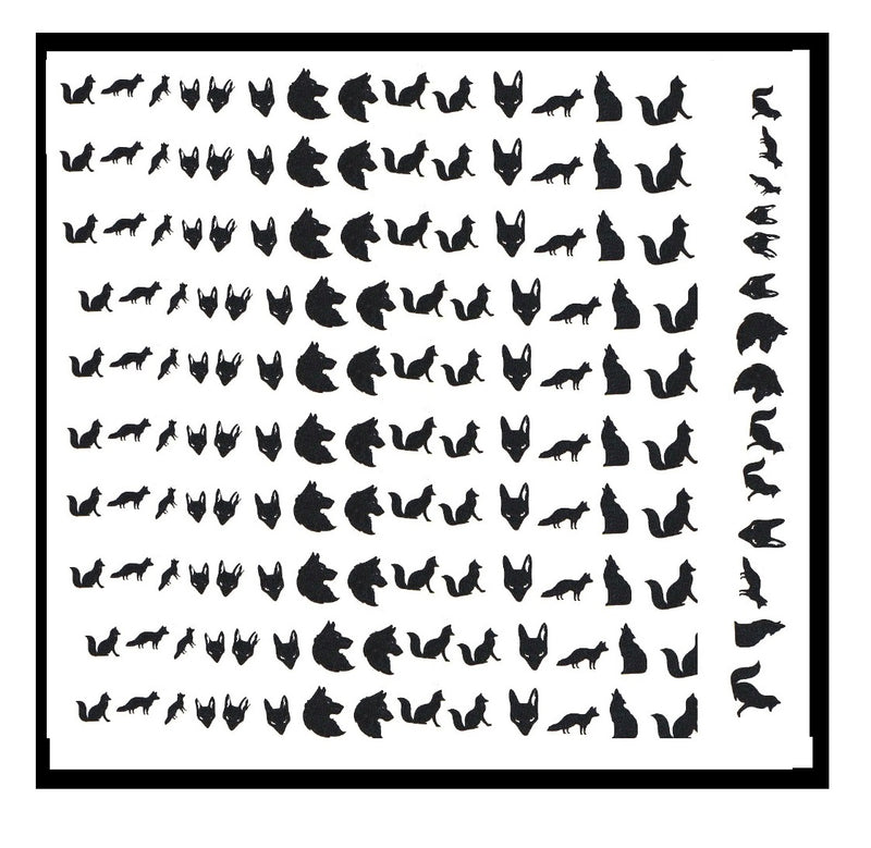 Fox   Nail Stickers