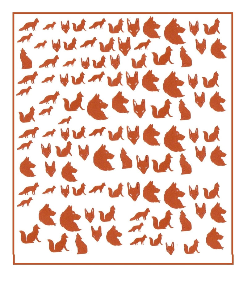 Fox   Nail Stickers