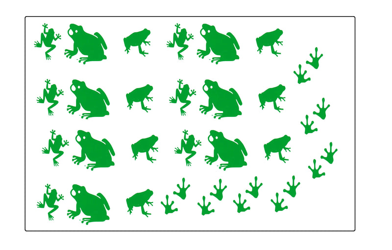 Frog Vinyl Stickers ( Multiple colours to choose from )
