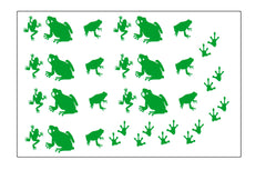 Frog Vinyl Stickers ( Multiple colours to choose from )