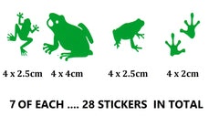Frog Vinyl Stickers ( Multiple colours to choose from )