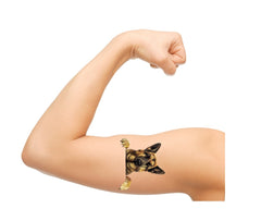 German Shepherd Alsatian  Temporary Tattoos