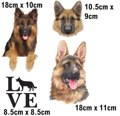 German Shepherd Alsatian Dog  Iron On Transfers