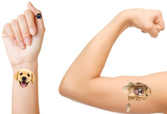 Golden Retriever Temporary Tattoos Dog