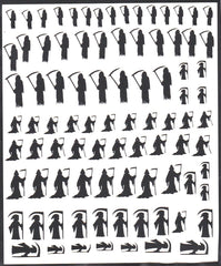 Grim Reaper  Nail Stickers