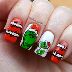 Grinch  Nail Art Decals c1