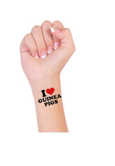 Guinea Pig Temporary Tattoos