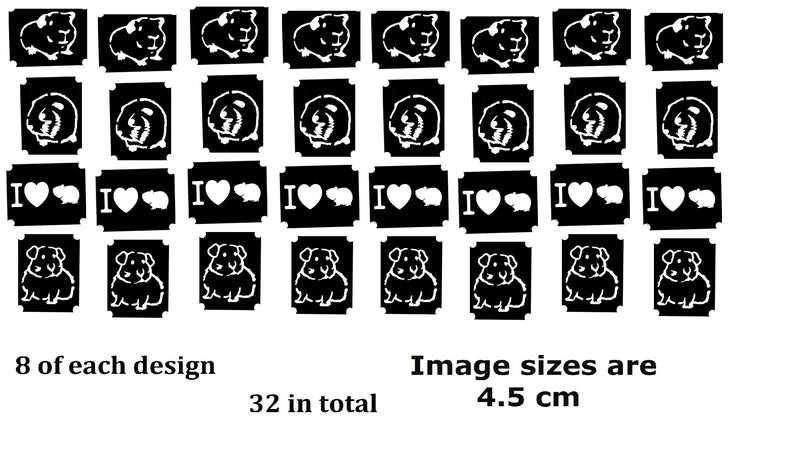 Guinea Pig Tattoo Stencils