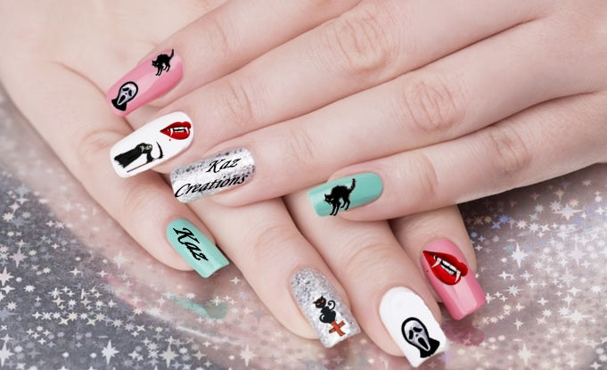 Halloween Collection Nail Art Decals c2