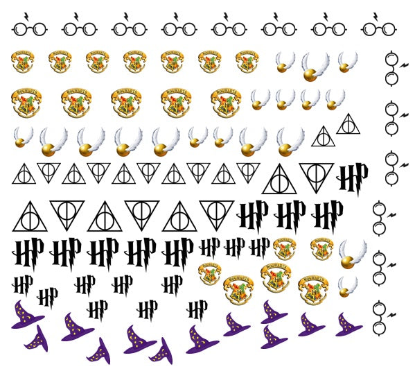 Harry potter  Nail Art Decal Collection