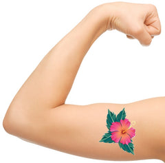 Hibiscus Temporary Tattoos