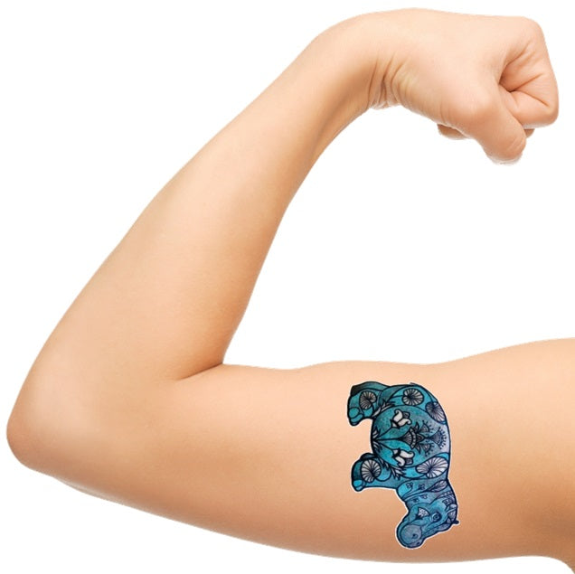 Hippo c2 Temporary Tattoos