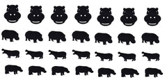 Gemini Vinyl Stickers ( Multiple colours to choose from )