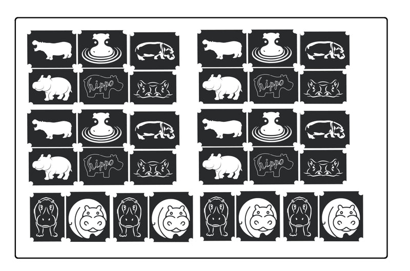 32 Kangaroo Tattoo Stencils